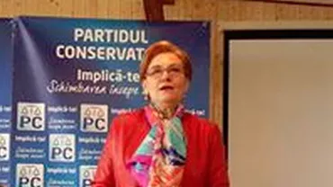 Maria Grapini pleacă din PC: "Domnule Daniel Constantin, m-ați dezamăgit. Prin fuziunea cu PLR, desființati un partid pe care l-ați primit de-a gata"