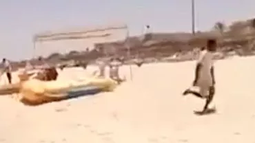 Atacul sângeros de pe o plajă din Sousse, surprins de un tunisian (VIDEO)