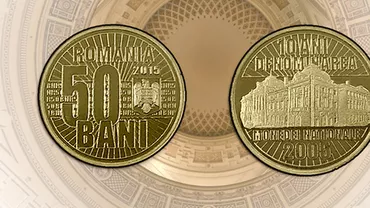 BNR lansează o monedă de 50 de bani dedicată împlinirii a zece ani de la denominarea leului