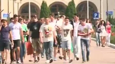 Aglomerație la înscrierile de la Academia de Poliție (VIDEO)