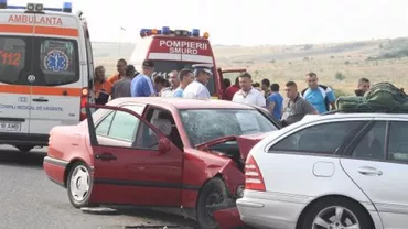 Accident pe șoseaua de centură a orașului Lugoj: Trei persoane, printre care și un subofițer la Jandarmerie, au ajuns la spital din cauza unui turc neatent