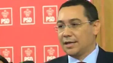 Ponta, înaintea ședinței în care se va alege liderul interimar al PSD: Partidul este unit. Eu voi sprijini conducerea PSD pentru că toată lumea m-a sprijinit când am fost liderul PSD (VIDEO)
