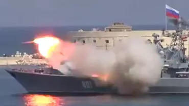 Incident în Crimeea, de Ziua Marinei: O fregată rusă a lansat accidental o rachetă care s-a prăbușit în Marea Neagră (VIDEO)