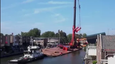 Două macarale s-au prăbușit în vestul Olandei: Cel puțin 20 de persoane au fost rănite (VIDEO)