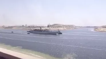 Egiptul a inaugurat segmente lărgite ale Canalului Suez (VIDEO)