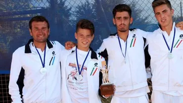 Tenis masculin: Naționala României U18, vicecampioană europeană pe echipe