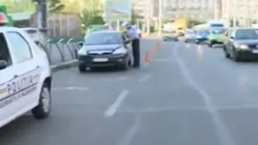 Razie de amploare a poliției în Capitală: Mașinile cu numere provizorii, în vizorul oamenilor legii (VIDEO)