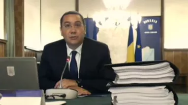 Victor Ponta: E important ca săptămâna viitoare să se termine bătălia politică și să avem Codul Fiscal adoptat și promulgat de președinte (VIDEO)