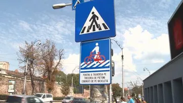 Bicicliștii din Sibiu, indicatoare speciale: Scopul proiectului este reducerea accidentelor