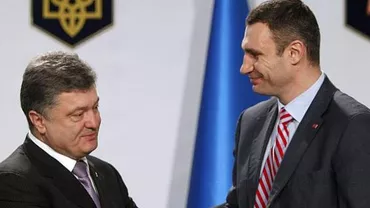 Ucraina: Partidele lui Poroșenko și Kliciko au fuzionat. Noua formațiune se va numi ”UDAR-Solidaritatea” și va fi condusă de primarul Kievului