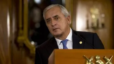 Președintele Guatemalei a demisionat după ce s-a emis un mandat de arestare pentru corupție pe numele său