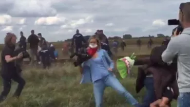 Ungaria: O angajată a postului de televiziune ungar N1TV a fost concediată pentru că a lovit migranţi (VIDEO)