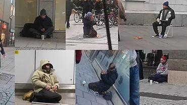 Românii ajung în valuri în Suedia pentru a primi bani de pomană, iar un loc bun pentru cerșit costă chiar și mii de euro. Cerșetorii stârnesc mila suedezilor, dar acasă au vile și mașini de lux