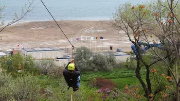 Dorel a lovit din nou, însă de această dată în tiroliana de 30.000 de euro din Mamaia pe care a distrus-o complet (VIDEO)