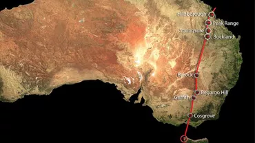Australia: Cel mai lung lanţ vulcanic din lume, care se întinde pe mai mult de 2.000 de km, a fost descoperit de cercetători