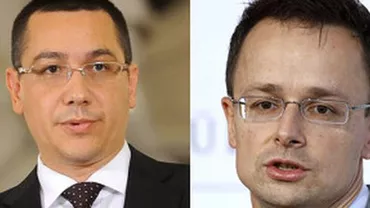 Ministrul ungar de Externe, un nou atac: Premierul român s-a prins într-o spirală a minciunilor. Un politician european civilizat în secolul al XXI-lea nu spune lucruri pe care le-a spus Victor Ponta