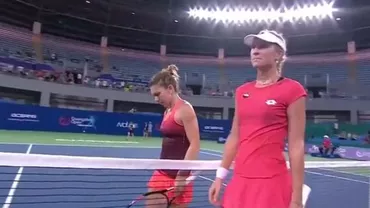 Denisa Allertova, după ce a învins-o pe Simona Halep la Guangzhou: E prima oară în viața mea când reușesc o asemenea victorie. Acum pot respira!