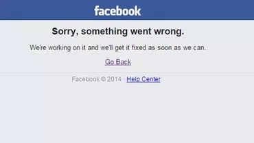 Facebook a avut probleme de funcționare joi seara, pentru mai bine de 20 de minute