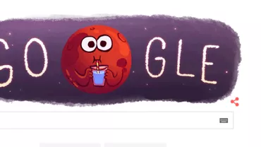 Google și-a schimbat logo-ul pentru a celebra descoperirea apei pe planeta Marte, în urma anunțului făcut de NASA