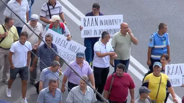 Protest spontan la Regia Autonomă pentru Activități Nucleare: Angajații au blocat intersecţia drumului naţional DN 6 şi centura ocolitoare a municipiului Drobeta Turnu Severin