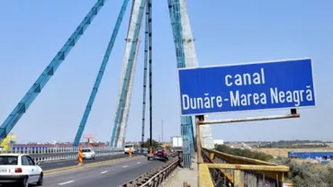 Noul pod rutier, care traversează Canalul Dunăre - Marea Neagră la Agigea, va fi deschis circulației la începutul săptămânii viitoare