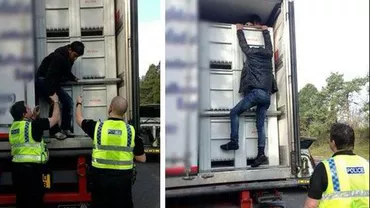 Imigranți din Orientul Mijlociu, descoperiți într-un camion frigorific: Autoritățile franceze au transportat la spital 5 bărbați, 5 femei, 3 copii și un bebeluș