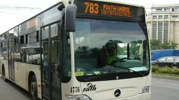 Ora de iarnă: Autobuzele liniei 783 vor staționa o oră în noaptea de sâmbătă spre duminică