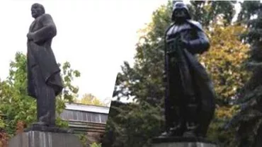 Lenin, ”distribuit” în Războiul Stelelor: O statuie a comunistului rus a fost transformată în maleficul Darth Vader (VIDEO)