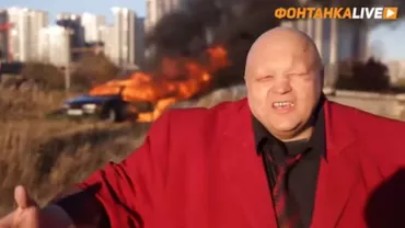 Şi-a dat foc propriului BMW pentru a demonstra cum trebuie să scape Federaţia Rusă de produsele din import! (VIDEO)