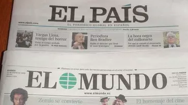 "Ziarele spaniole se află în mâna creditorilor şi a guvernanţilor". Jurnalist din Spania: Să lucrezi la El Pais este visul oricărui, dar acum oamenii au ajuns exasperaţi că pot fi concediaţi, încât situaţia aceasta a atins nivelul autocenzurii