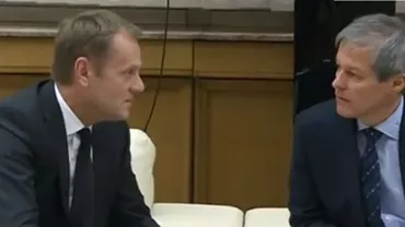 Președintele Consiliului European, Donald Tusk, și cel al Comsiei Europene, Jean Claude Juncker, întâlnire cu premierul desemnat, Dacian Cioloș
