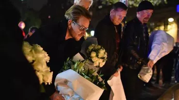 Formația U2 s-a recules la sala de concerte Bataclan din Paris. Acolo au murit cei mai mulți oameni în timpul atentatelor teroriste de vineri seara