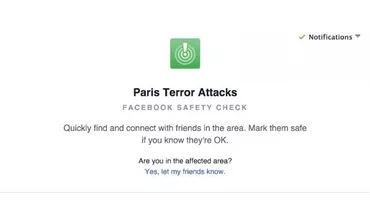 Critici la adresa Facebook: „Safety Check” doar în urma atentatelor de la Paris