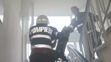 Incendiu la Spitalul CFR din Simeria: Mai mulți pacienți au suferit intoxicații cu fum