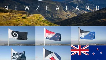 Noua Zeelandă își votează modelul pentru drapelul național. Câștigătorul se va putea "lupta" cu actualul steag, în alegerile finale din 2016 (FOTO și VIDEO)
