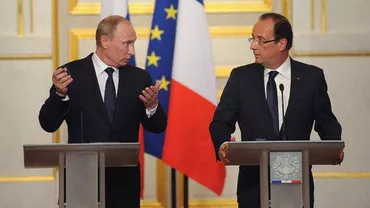 Întâlnire între Francois Hollande și Vladimir putin la Moscova. Cei doi au căzut de acord pentru crearea unei coaliții pentru distrugerea Statului Islamic