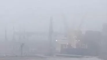 Constanța: Porturile au fost închise din cauza ceții dense