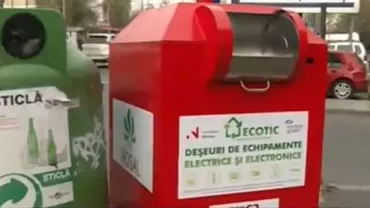 Premieră în Capitală. În Sectorul 3 au fost amplasate containere speciale pentru colectarea deșeurilor electrice și electronice de mici dimensiuni (VIDEO)