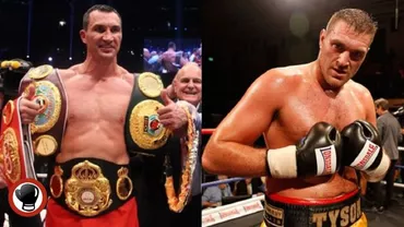 Boxerul Tyson Fury a fost deposedat de una dintre centurile câștigate într-un meci cu Vladimir Klitchko