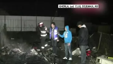Cluj: Doi bărbați au murit arși de vii, după au adormit cu lumânarea aprinsă (VIDEO)