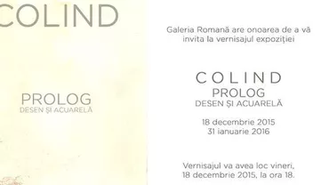 Vernisajul expoziţiei de grafică, desen și acuarelă „Colind”, a Grupului Prolog: Evenimentul are loc vineri, 18 decembrie, la ora 18.00, la Galeria Romană