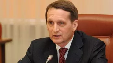 Şeful Dumei de Stat, Serghei Narîşkin: NATO e o tumoare malignă a continentului european ce trebuie dizolvată