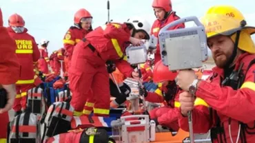 Exercițiu ISU pe aeroportului Coandă și Vlaicu, cu scopul de a vedea gestionarea unor situații de urgență cauzate de accidente aviatice