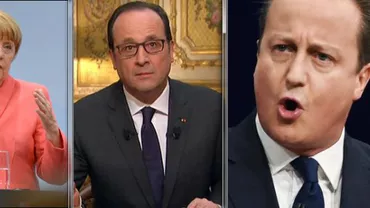Merkel și Hollande, ofertă pentru premierul Cameron: Să facă un compromis și să accepte scurtarea la trei ani a interzicerii dreptului la beneficii ale refugiaților
