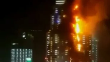 Fiul emirului din Dubai, pompier la incendiul de Anul Nou (VIDEO)