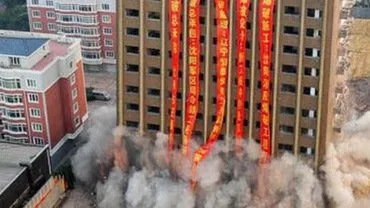China: Un spital a fost demolat în timp ce înăuntru se aflau trei medici și un pacient