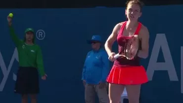"Mișcă-te și tu odată, că te rog de o oră": Simona Halep, a luat foc după ce a trimis în fileu o minge ușoară