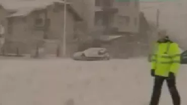 Viscolul a lăsat în beznă zeci de localităţi din judeţele Teleorman, Giurgiu şi Brăila (VIDEO)