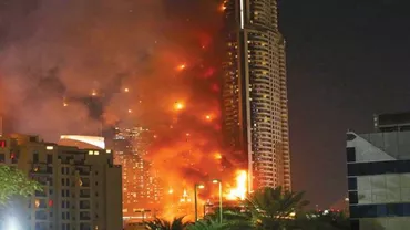 Incendiul izbucnit la un zgârie-nori din Dubai a fost provocat de un scurtcircuit