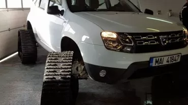 Duster cu șenile pentru Jandarmeria Montană și Poliția de Frontieră (FOTO, VIDEO)